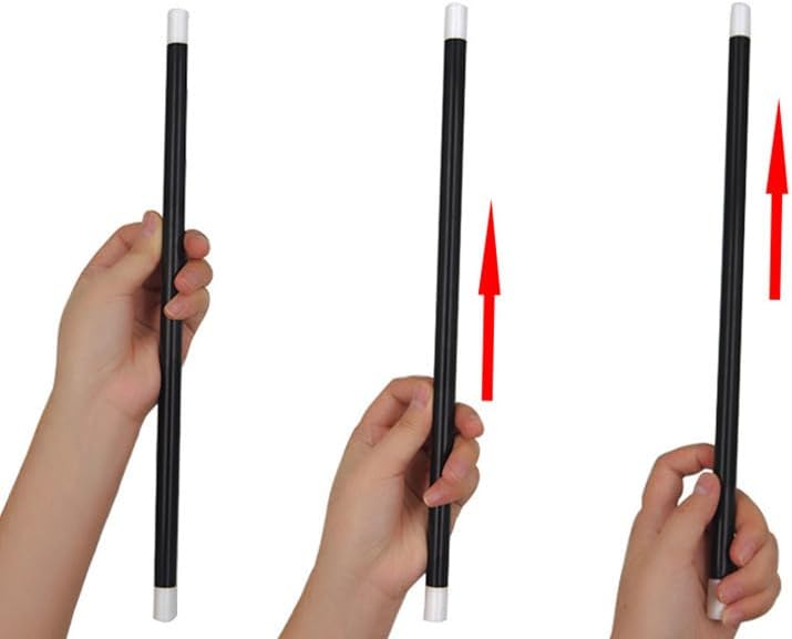1 Pc Magic Stick Rod Pop up Trucos de magia Auto Levantamiento de cerca Magic Cane Rise Magic Mentalism Ilusión Gimmick Props