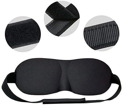 Máscara de sueño para dormir, máscara de ojos 3D para dormir, máscara de ojos para ayudar a los ojos, sombra de parche, masajeador de belleza,