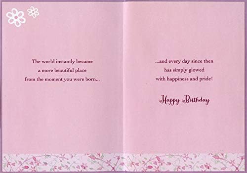 Designer Greetings Bailarín de ballet con tutú 3D con punta en 3D y cinta blanca decorada a mano, tarjeta de cumpleaños para hija