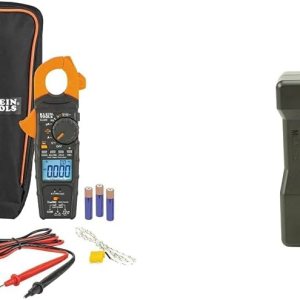 Klein Tools CL445 Medidor de abrazadera HVAC, TRMS de rango automático, NCVT, mide voltaje, corriente, temperatura, micro amperios, InRush y más Klein Tools CL445 Medidor de abrazadera HVAC, TRMS de rango automático, NCVT, mide voltaje, corriente, temperatura, micro amperios, InRush y más
