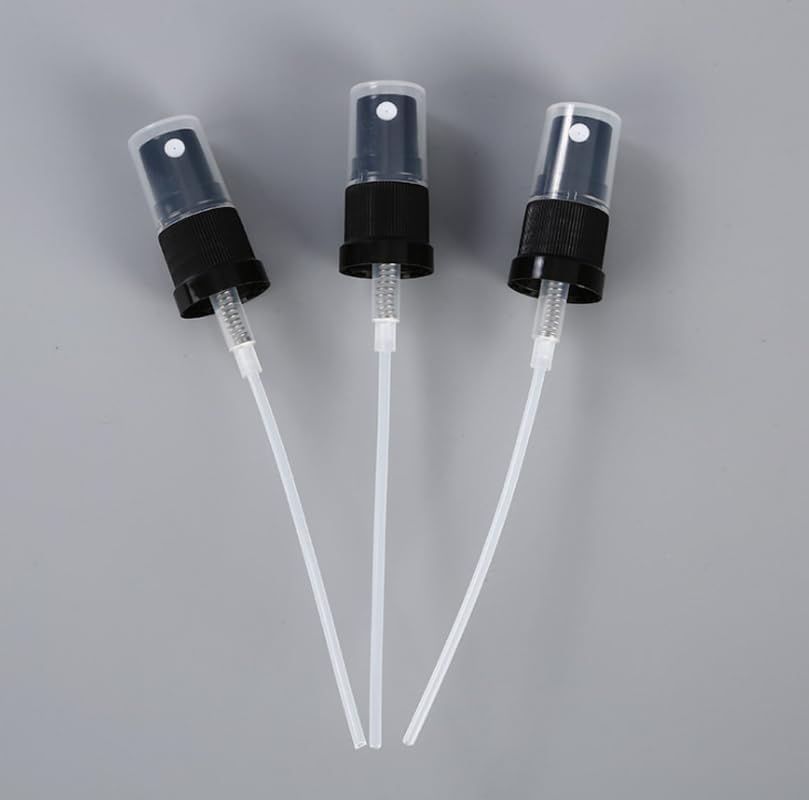 12 piezas de pulverizador negro de repuesto para pulverizador de niebla fina, cabeza superior, tapa de pulverización de niebla fina, tapas