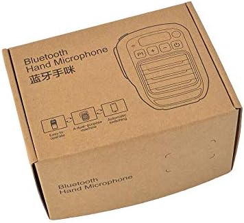 TWAYRDIO Altavoz de micrófono Bluetooth con transceptor móvil, micrófono inalámbrico para el hombro con adaptador Bluetooth para radio móvil Yaesu