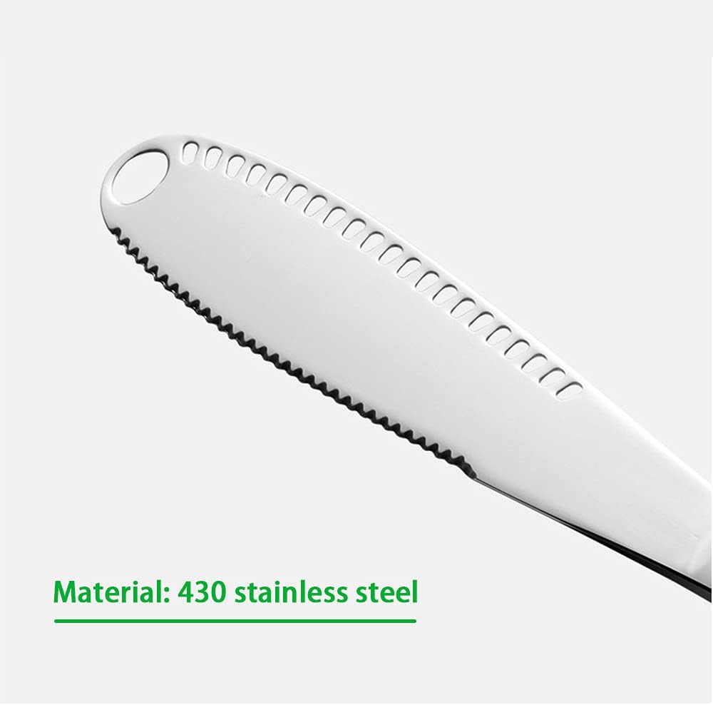 NA – Cuchillo de mantequilla 3 en 1, cuchillo esparcidor de mantequilla para mantequilla fría, una herramienta indispensable para procesar