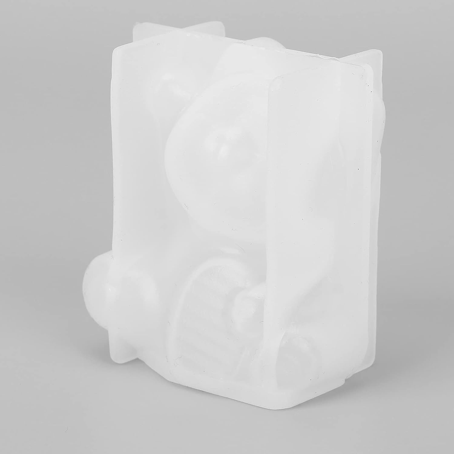 Brrnoo Molde de silicona para gatos de la suerte, molde de silicona en forma de gato 3D, moldes de silicona para velas de gato 3D, molde de silicona