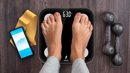 Báscula inteligente para peso corporal y porcentaje de grasa  Monitorea músculos, composición corporal y análisis de salud  Báscula digital de baño