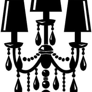 Studio Burnish Chandelier Style 13 Vinilo Adhesivo para Pared Studio Burnish Chandelier Style 13 Vinilo Adhesivo para Pared