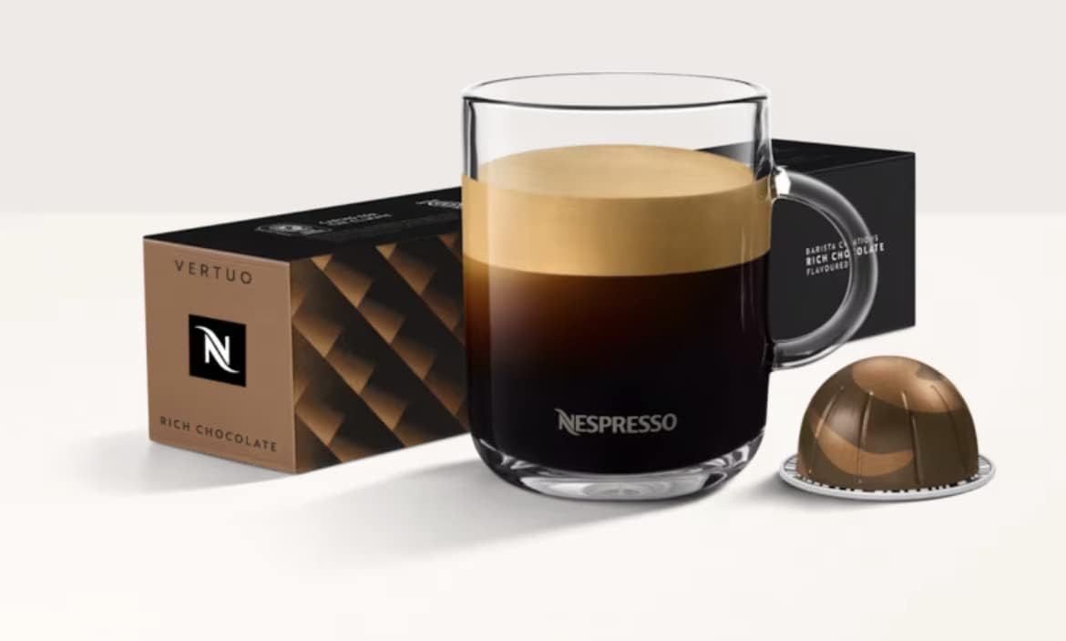 Cápsulas de café rico en chocolate VertuoLine (10 cápsulas) DE CHLIFE