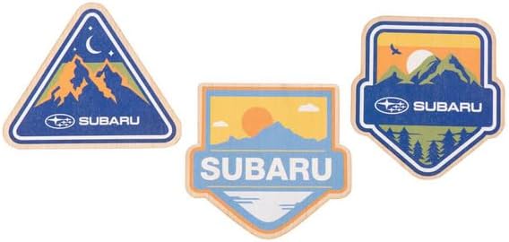 Subaru Pegatinas de Bambo Logo Set 3 uds WRX Sti Forester Outback Crosstrek Ascent Legacy Impreza Solterra