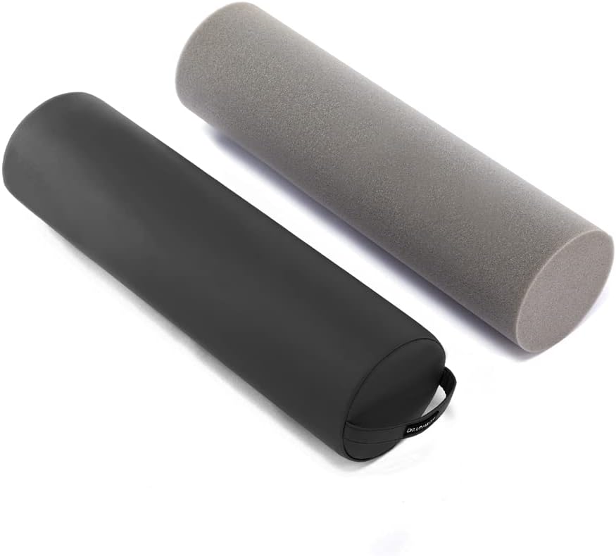 Almohada redonda de masaje de 21.5 pulgadas de largo x 5.5 pulgadas de ancho