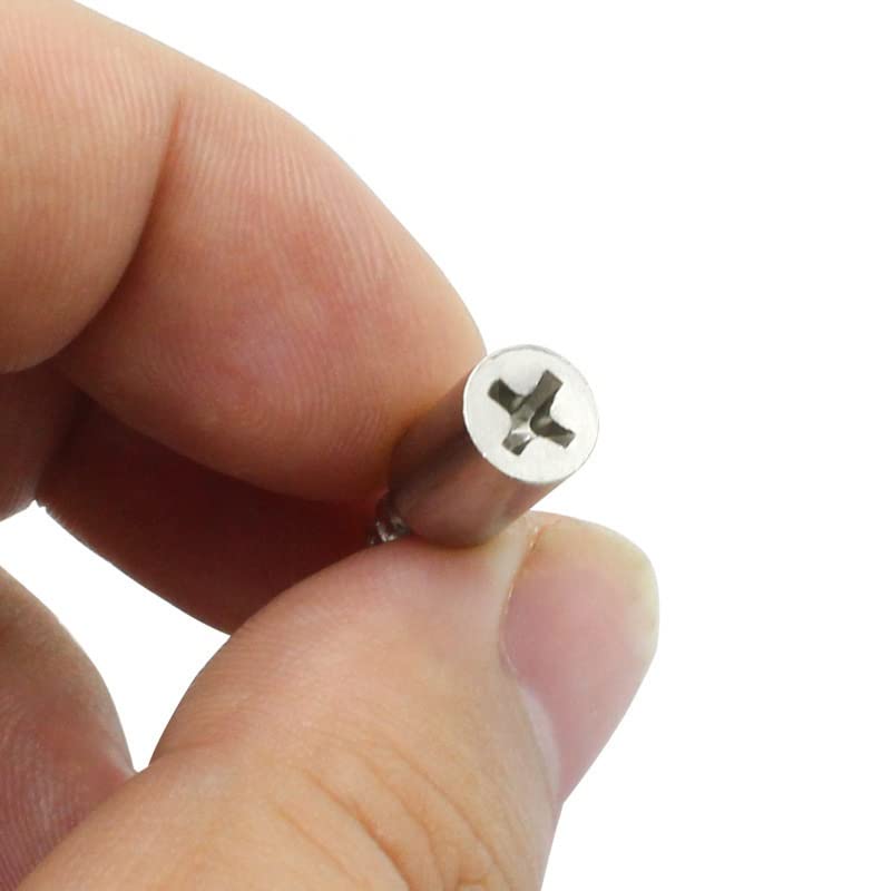 Tornillos autorroscantes Soporte laminado para gabinete (40 unidades)
