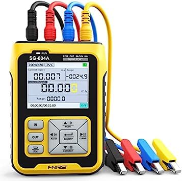 Generador de señal FNIRSI SG-004A 0-10V Simulador de voltaje de corriente ajustable 4-20mA Fuentes del generador de señal Transmisor calibrador