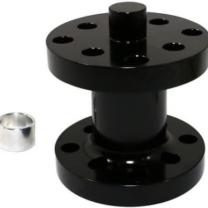 Espaciador universal de ventilador de aluminio negro Billet (3.50) Espaciador universal de ventilador de aluminio negro Billet (3.50)