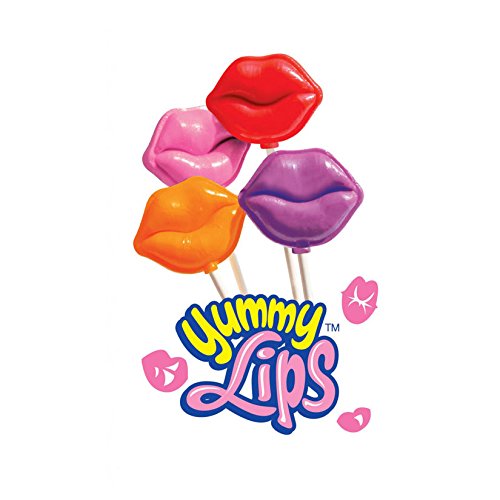 Valentine Yummy Lix Gourmet – Paletas de labios deliciosos (paquete de 24)