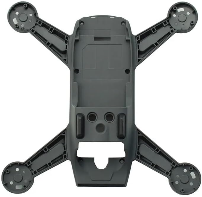 Carcasa de cuerpo de marco medio con apéndice para DJI Spark Repalcement Dron, piezas de reparación de accesorios (color  sin accesorios)