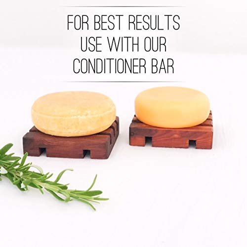 Barra de champú sólida, hecha con ingredientes naturales y orgánicos, sin sulfatos, libre de crueldad animal y vegano, para todo tipo de cabello,