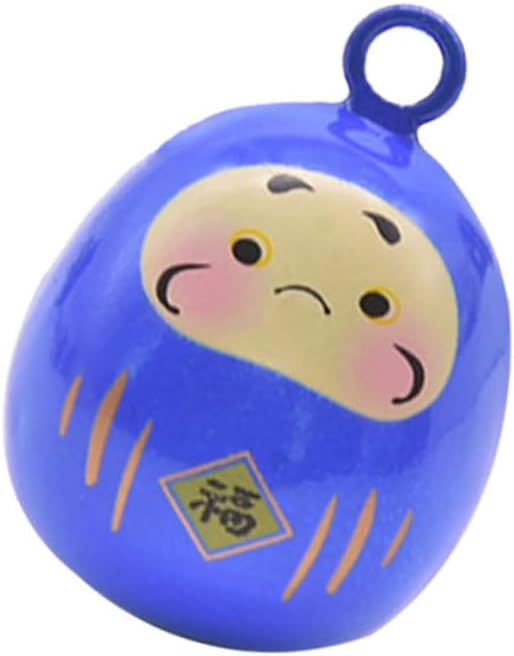 Llavero de joyería japonesa para manualidades, decoración de miniture, campanas decorativas de buena suerte, adorno de muñeca japonesa, sello de