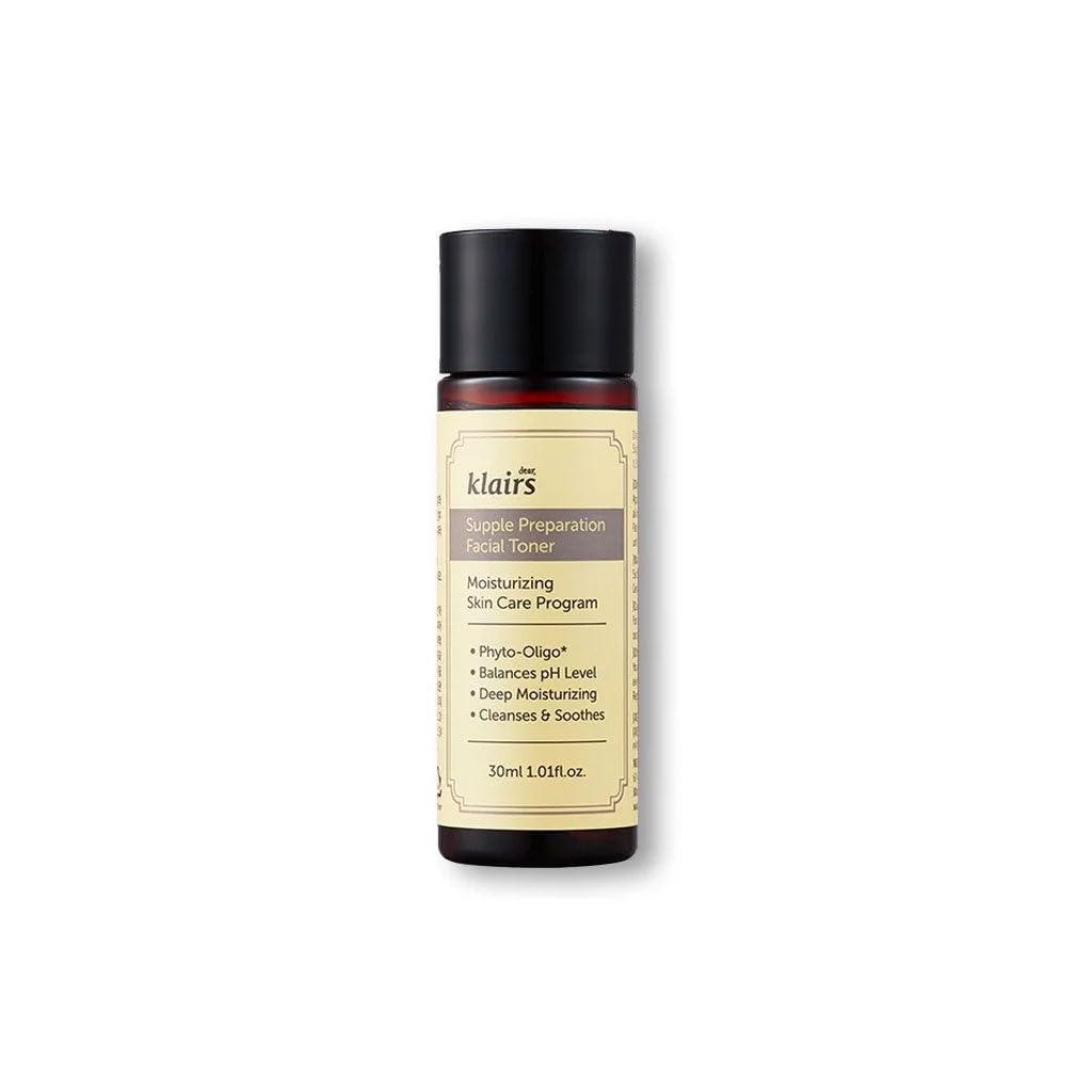 DearKlairs Tónico facial de preparación flexible, con ácido hialurónico, humectante, sin parabenos ni alcohol, cuidado de la piel coreano, tóner