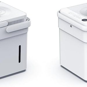 Midea Cubo de 50 pintas deshumidificador para sótano y habitaciones en casa para hasta 4,500 pies cuadrados, bomba incorporada, manguera de drenaje Midea Cubo de 50 pintas deshumidificador para sótano y habitaciones en casa para hasta 4,500 pies cuadrados, bomba incorporada, manguera de drenaje