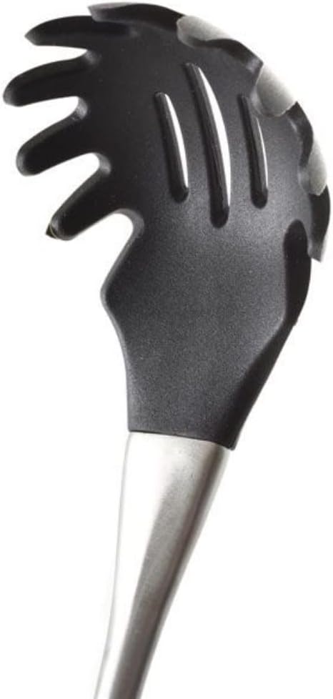 Norpro Servidor de pasta de acero inoxidable y silicona