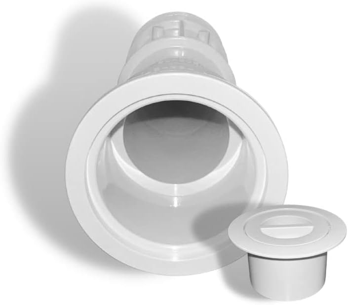 DPM – Soporte para sombrilla de piscina profesional de alta calidad con funda para sombrilla y tapa central, fabricado en Estados Unidos, compatible