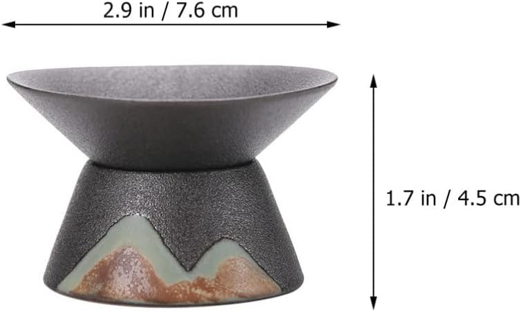 ULTNICE Infusor de taza de té de malla, infusor de filtro de té, colador de té cerámica suelta, malla de té, infusor de té chino, utensilios de té