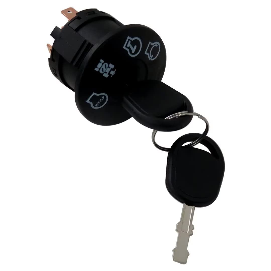 532163968 532175566 Interruptor de encendido Interruptor de llave de encendido ABS con reemplazo de llave para John Deere G110, L100, L118, L120,