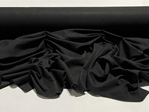Store – Pato de lona Nomex de algodón negro azabache de 67 pulgadas de ancho, 12 onzas. Tapicería de tela suave FR