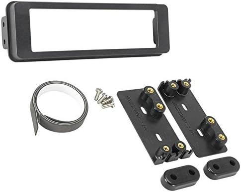 JVC Paquete de radio marina con receptor de CD estéreo, Harley Davidson Touring Flht Flhx Flhtc 1998 2013, kit adaptador de tablero, módulo de