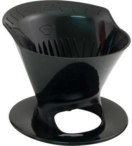 Melitta 64007 1 taza de cono de café negro para verter