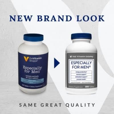 The Vitamin Shoppe Especialmente para hombres, multivitaminas, nutrientes y hierbas para el bienestar de los hombres, apoyo antioxidante, inmunidad