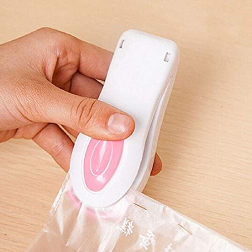 Clips portátiles para bolsas de mano Mini máquina de sellado térmico eléctrico Sellador de impulsos Embalaje Bolsa de plástico Trabajo 6 colores (2)