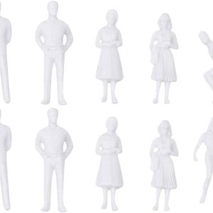 NUOBESTY 10pcs Modelo Trenes Arquitectónicos 1 50 Escala sin pintar Figuras sentadas y de pie Modelos para DIY Paisaje Paisaje Miniatura Hada Jardín NUOBESTY 10pcs Modelo Trenes Arquitectónicos 1 50 Escala sin pintar Figuras sentadas y de pie Modelos para DIY Paisaje Paisaje Miniatura Hada Jardín