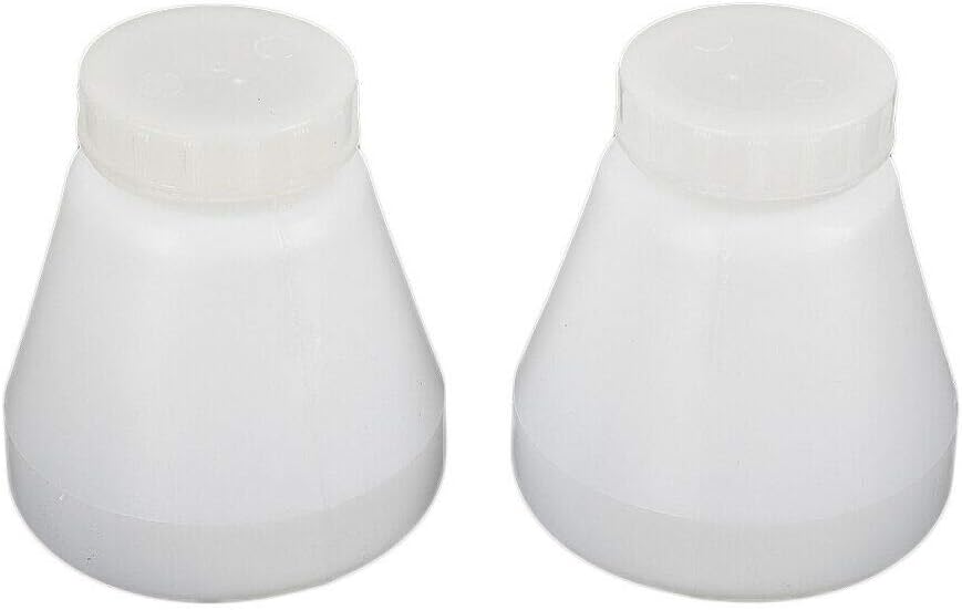 Fetcoi – Juego de 4 botellas resistentes para sistema de recubrimiento en polvo, pulverizadorpintura PC02PC03 (2.2in)