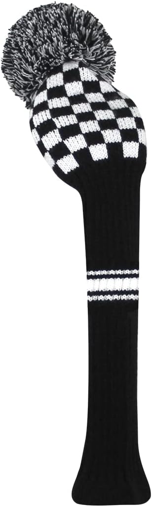 Scott Edward 1 unids Golf Head Cover Knit para conductor Madera Fairway Madera Híbrido con Rotación Número Etiquetas Número Etiquetas