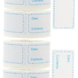 Abaodam 12 Rolls Self-Adhesive Label Dissolvable Food Labels Pantry Labels for Containers Food Date Sticker Freezer Paper Food Preparation Days Abaodam 12 Rolls Self-Adhesive Label Dissolvable Food Labels Pantry Labels for Containers Food Date Sticker Freezer Paper Food Preparation Days