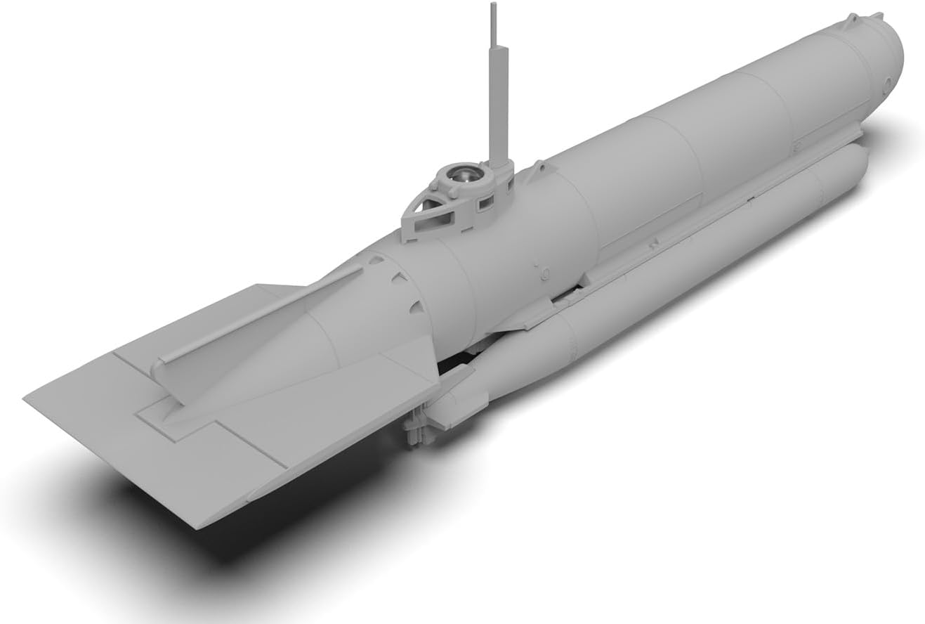 ICM S.019 – U-Boat Type ‘Molch’, Submarino alemán enano de la Segunda Guerra Mundial (100% nuevos moldes) – Escala 172