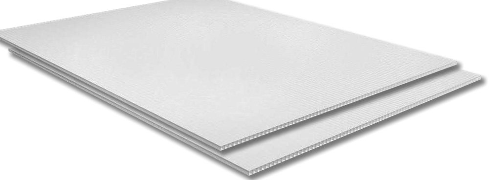 Cartel de Coroplast de 24 x 36 pulgadas, 0.157 in, tablero de plástico blanco en blanco, se adapta a la mayoría de marcos A, paquete de 2
