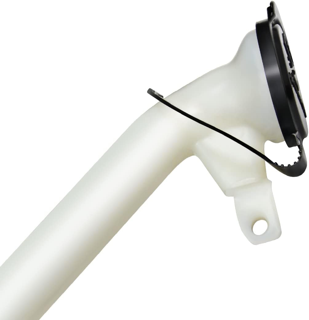 DNA Motoring OEM-WT-NI1288124 Depósito de líquido para limpiaparabrisas estilo fábrica con tubo de tapa y bomba compatible con 07-11 Versa Sedan