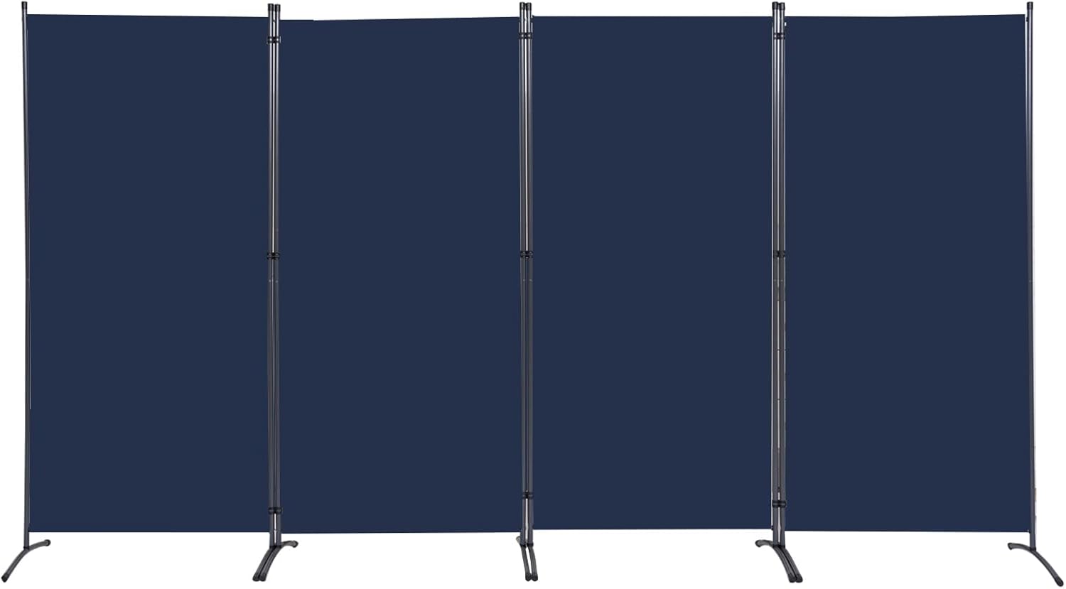 Divisor de habitación de 4 paneles, divisores de habitación y pantallas de privacidad plegables para oficina, separadores de habitaciones de