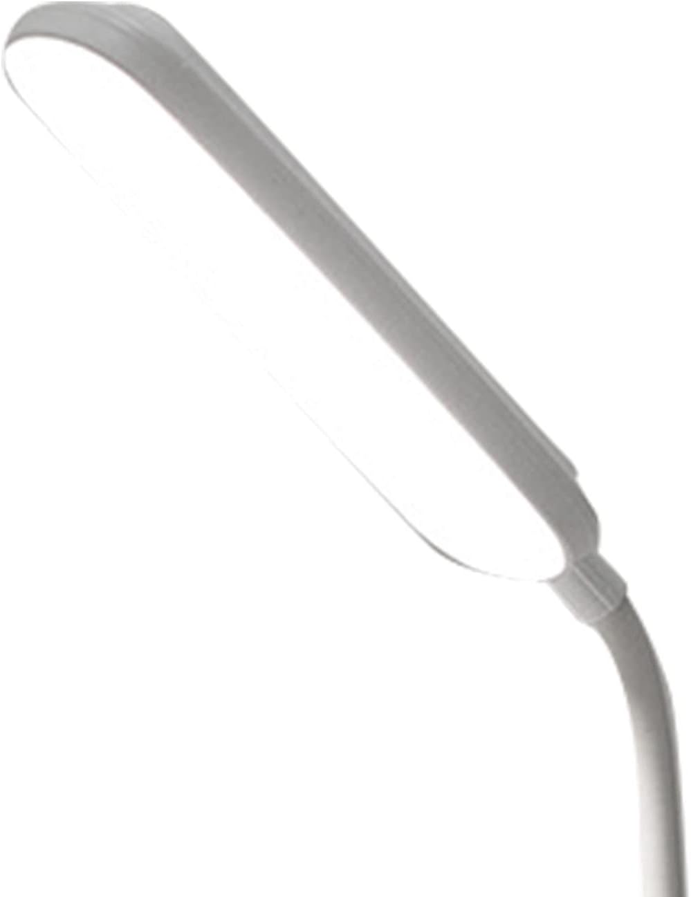 Headerbs Lámpara de escritorio LED, lámpara de mesa de carga USB para la escuela (blanco)