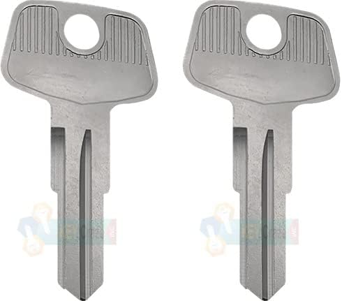 Par de llaves de repuesto para esquís Yakima y Thule, techo, caja de carga, portaequipajes y barras transversales con las series de código N001-N200