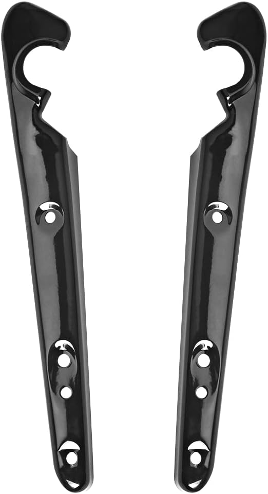 Juego de puntal de guardabarros trasero negro brillante para guardabarros, cubierta de soporte lateral de señal de giro para Harley Sportster Iron