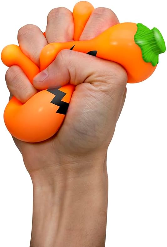 NeeDoh – Jack-Glow-Lantern – Juguete sensorial suave para ansiedad – Pelota antiestrés coleccionable – A partir de 3 años – NDWJGL23