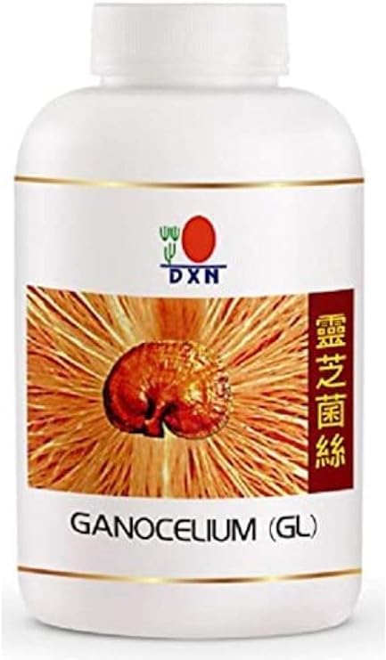 DXN 2 Botellas de Reishi Gano RG 360 Cápsulas + 2 Botellas de Ganocelio GL 360 Cápsulas