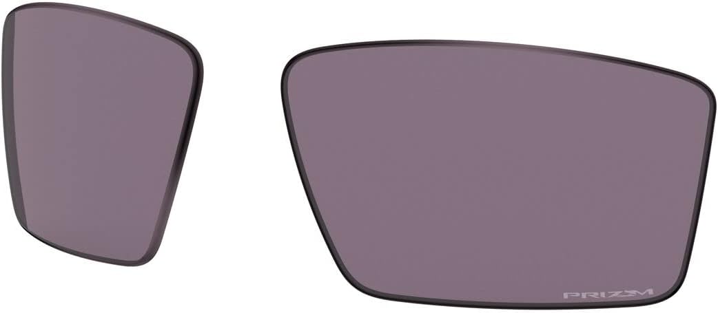 Oakley Cables – Lentes de sol rectangulares de repuesto, color gris Prizm, 2.480 in, Gris (Prizm Grey)