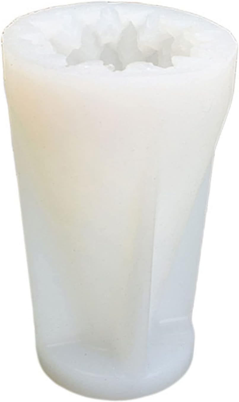 Moldes de silicona para velas de árboles de Navidad 3D, para jabón casero, bares, decoración de vacaciones, suministros para manualidades
