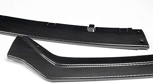 EPARTS-GOGOGO EPARTS – Juego de alerón de barbilla para parachoques delantero, 3 piezas, compatible con modelos Infiniti Q50 Sport 2018-2021 (estilo