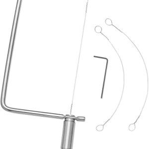 ROCKLER Kit de corte de queso, acabado de acero inoxidable ROCKLER Kit de corte de queso, acabado de acero inoxidable