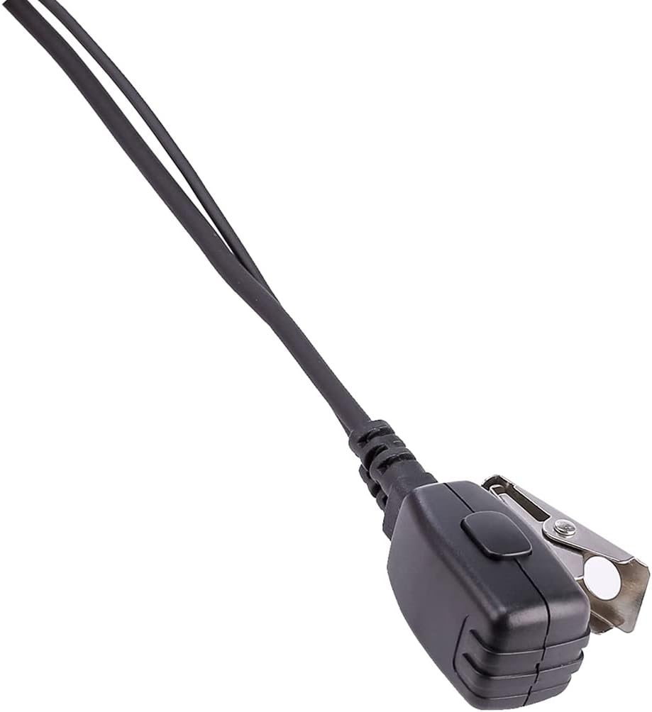 POFENAL XPR 3500e XPR3300e Auricular extensible de un solo cable Walkie Talkie compatible con XPR3500 XPR3300 con micrófono PTT en forma de G