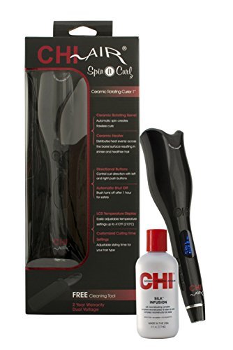 CHI Silk Infusion + Air Spin N Curl Combo Pack